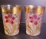 Daisy & Button with Narcissus Decorated Tumblers