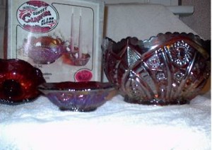 Red or Sunset carnival console set