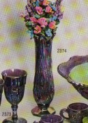 Heirloom Purple Carnival Vase