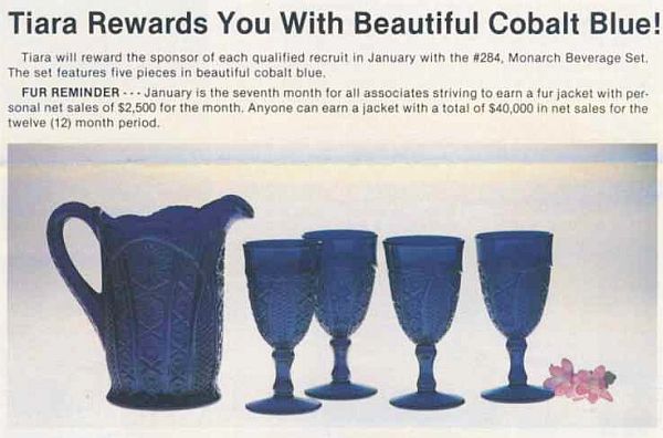 Tiara Topics 1985 Monarch in Cobalt Blue
