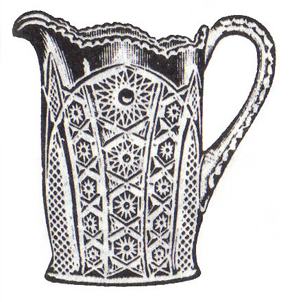 Panelled Daisy and Fine Cut Water Pitcher - 1911 Butler Brothers Ad